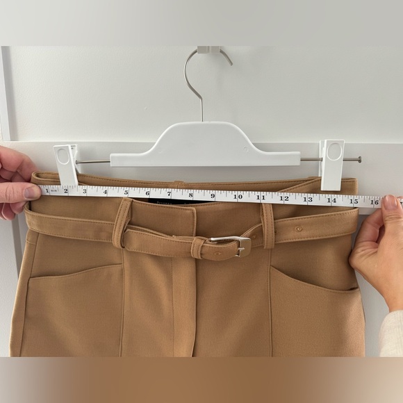 Proenza Schouler Camel-Colored High-Waisted Boot Cut Pants - US Size 8 - Picture 7 of 9